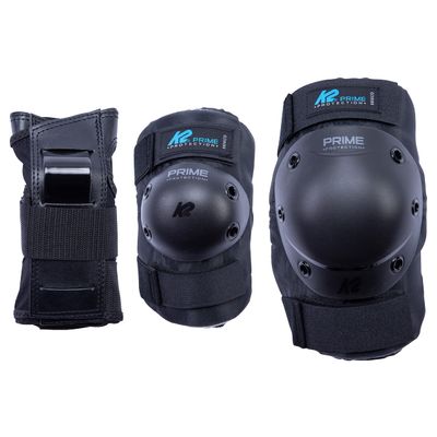 K2 Skate Prime Pad Set,Black_Blue,Medium,30E1414.1.1.L