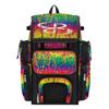 Boombah Superpack Bat Bag - Backpack Version (no wheels) - Holds 4 Bats - Lava Multi view 1