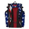 Boombah Superpack Bat Bag - Backpack Version (no wheels) - Holds 4 Bats - USA Stars & Stripes Navy/Red/White view 3