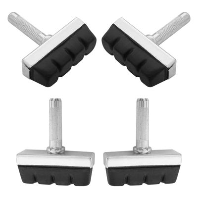 Cyclingcolors 4X Bicycle Brake Pads 40 mm Rubber with Cantilever Stem Central Cycle Old Vintage