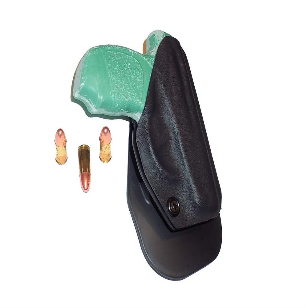 Aggressive Concealment TSPECOWB OWB Kydex Paddle Holster fits Taurus Spectrum 380 (Carbon Fiber, Left)