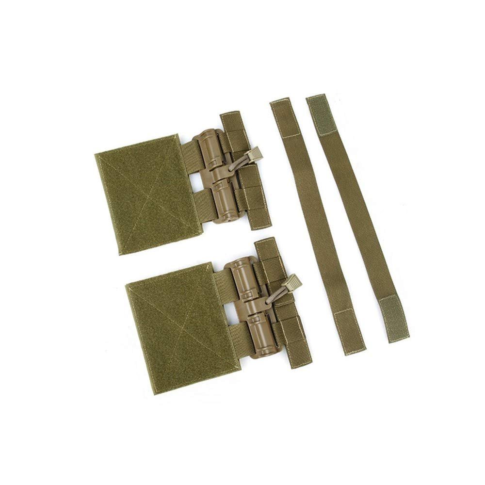 The Mercenary Company Quick Disconnect Side Entry Conversion for MOLLE Tactical Vest (Khaki)