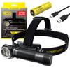Nitecore HC35 Rechargeable LED Headlamp - 2700 Lumen - Include Battery & Eco-Sensa Micro-USB Charging Cable view 1