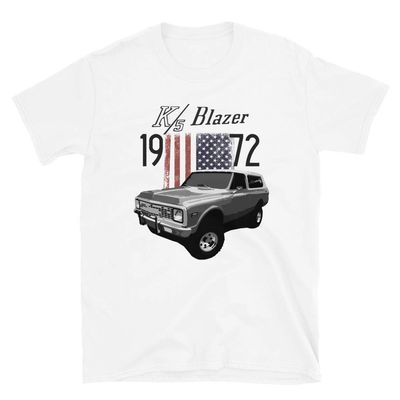 1972 Chevy K/5 Blazer Short-Sleeve Unisex T-Shirt White