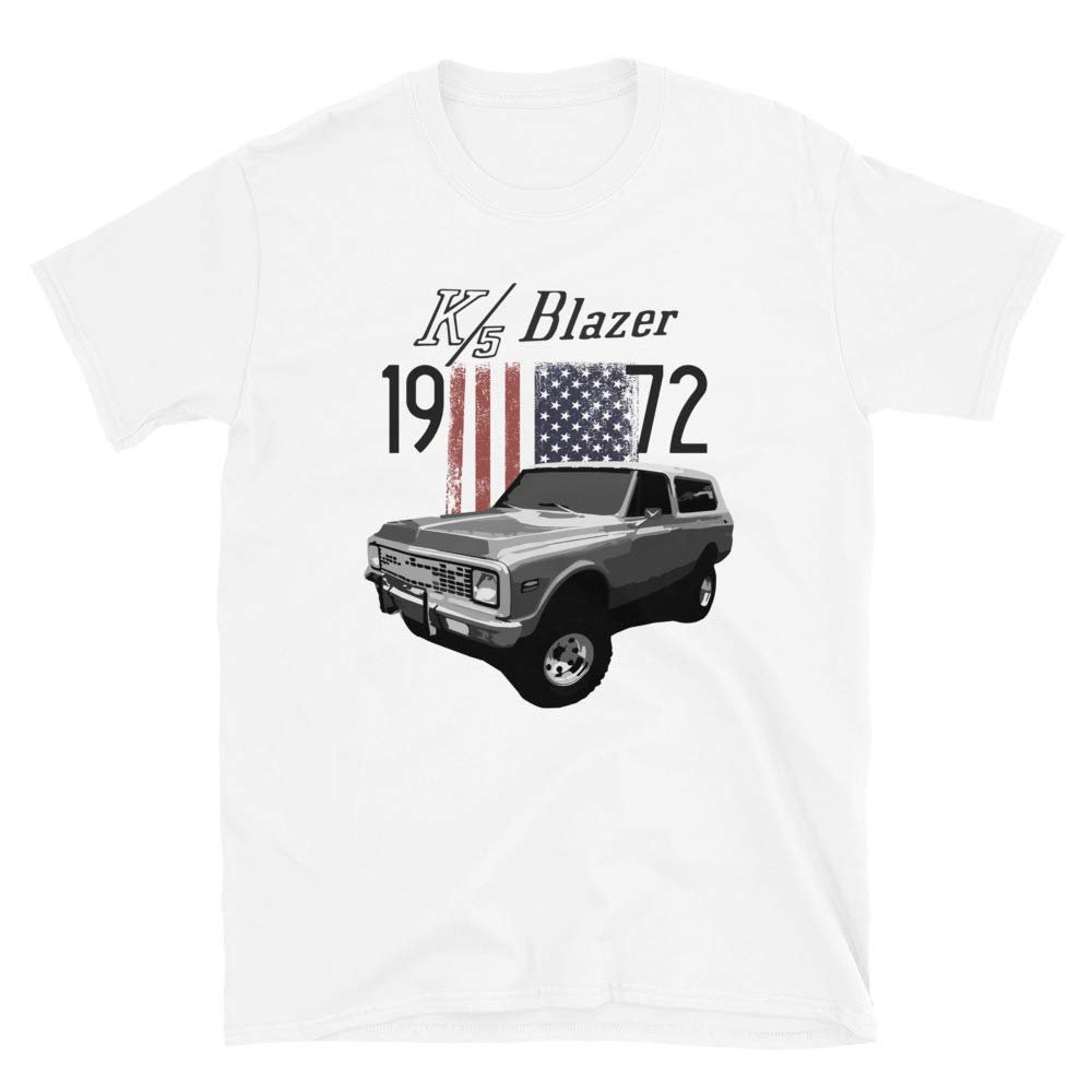 1972 Chevy K/5 Blazer Short-Sleeve Unisex T-Shirt White