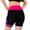 SLS3 Triathlon Shorts Women - Super Comfy 6" Tri Shorts Women Triathalon Short - Slim Athletic Fit Womens Tri Shorts FRT, Padded, 2 Pockets (Black/Martinica Blue, Large) view 2