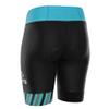 SLS3 Triathlon Shorts Women - Super Comfy 6" Tri Shorts Women Triathalon Short - Slim Athletic Fit Womens Tri Shorts FRT, Padded, 2 Pockets (Black/Martinica Blue, Large) view 3