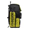 Boombah Superpack Bat Bag - Backpack Version (no wheels) - Holds 4 Bats - Softball Black/Optic Yellow/Red view 4