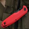 Mr. Blade Convair Folder - D2 Steel - G10 Handle Black - Vicious Agressive Design - EDC (Red) view 3