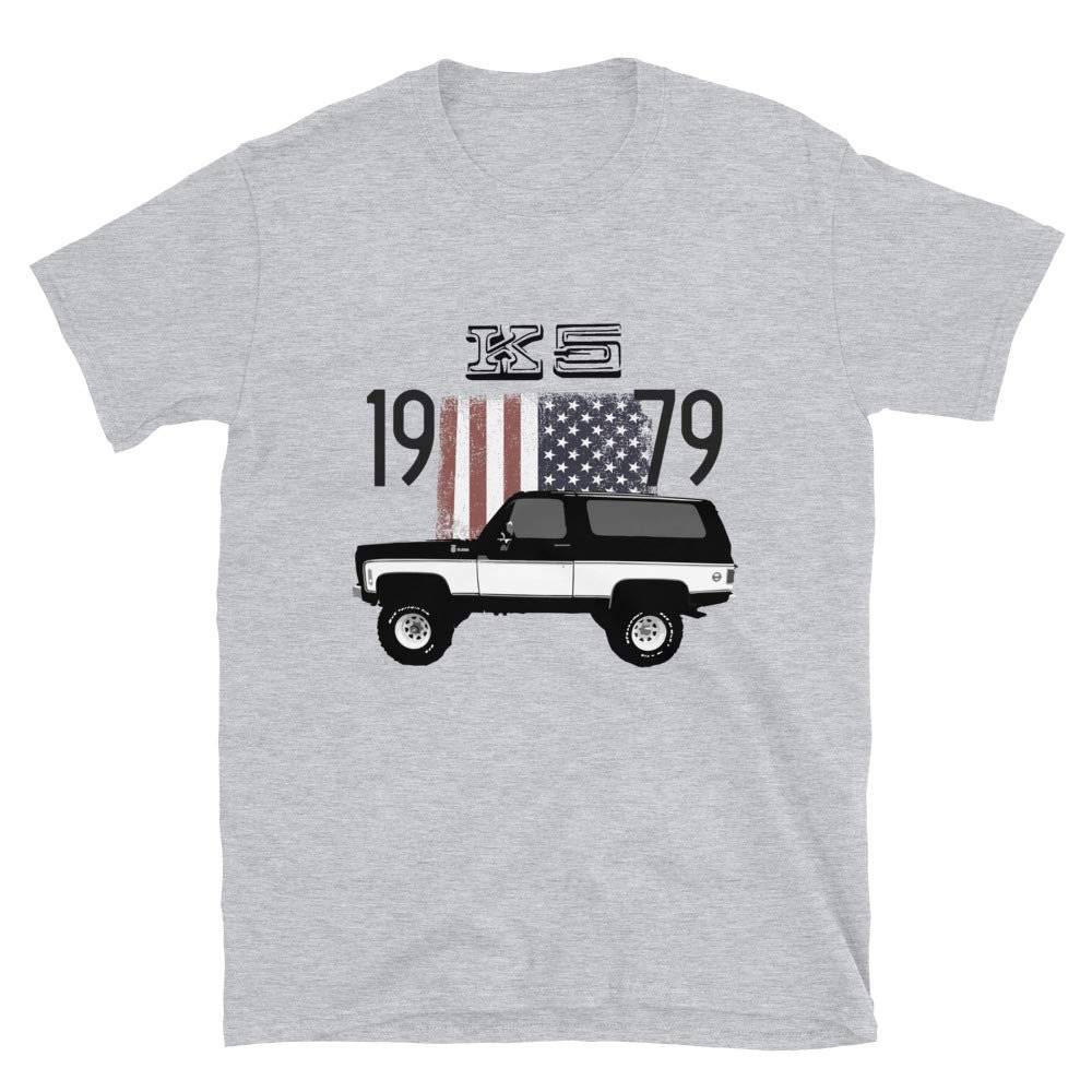 1979 Chevy K/5 Blazer Short-Sleeve Unisex T-Shirt Sport Grey