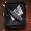 Mr. Blade Convair Folder - D2 Steel - G10 Handle Black - Vicious Agressive Design - EDC (Black) view 2