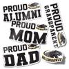Desert Cactus University of Wisconsin Milwaukee Sticker Panthers Vinyl Decal Laptop Water Bottle Car Scrapbook (Family Full Sheet) view 1