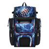 Boombah Superpack Bat Bag - Backpack Version (no wheels) - Holds 4 Bats - The Natural Black/Red/White view 1