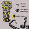 Pins & Aces Golf Co. Dont Tread On Me Premium Driver Headcover - Quality Leather, Hand-Made 1 Wood Head Cover - Style and Customize Your Golf Bag - Tour Inspired, American, Patriotic Classic Design view 2