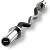 XMark Olympic Bar Curl Bar with Weights Offer, Olympic Weights 65 lb Set of Black Diamond Olympic Weight Plates, Premium Quality, Rubber Coated with EZ Curl Bar, Black Manganese 28mm XM-3675 view 3