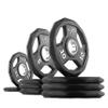 XMark Olympic Bar Curl Bar with Weights Offer, Olympic Weights 65 lb Set of Black Diamond Olympic Weight Plates, Premium Quality, Rubber Coated with EZ Curl Bar, Black Manganese 28mm XM-3675 view 4