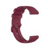 Silicone Watchband Replacement Compatible for Garmin Vivoactive 4S Smart Watch, 18MM Band Width (Wine Red) view 3