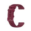 Silicone Watchband Replacement Compatible for Garmin Vivoactive 4S Smart Watch, 18MM Band Width (Wine Red) view 4