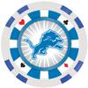 Masterpieces Casino - NFL Detroit Lions - 100 Piece High Quality Poker Chip Set with Tray view 3