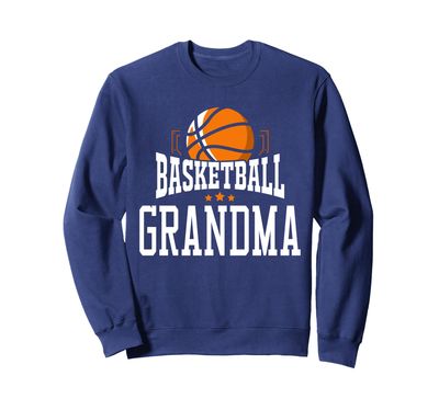 Basketball Grandma Team Sports Fan Sweatshirt