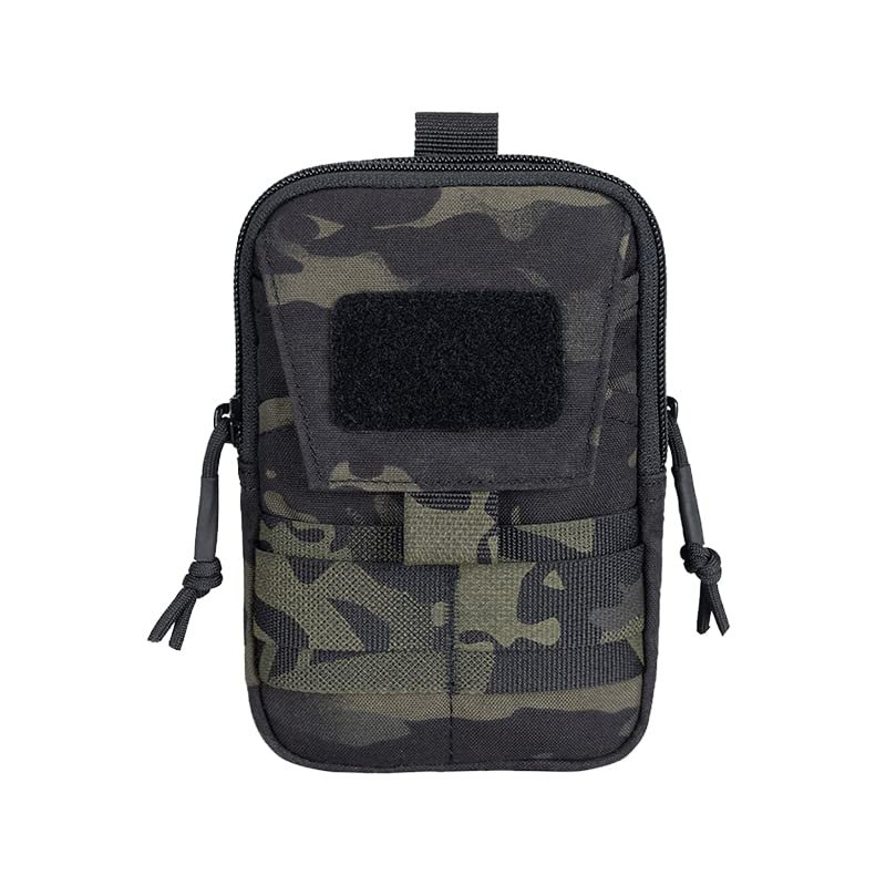EXCELLENT ELITE SPANKER Tactical Molle EDC Pouch Organizer Nylon Belt Waist Bag with Cellphone Holster for iPhone 14 Pro13 12 11ProMax XsMax XR XS X 8P 8 7 6 Samsung Galaxy S22 S21 Note 20(MCB)