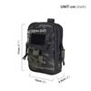 EXCELLENT ELITE SPANKER Tactical Molle EDC Pouch Organizer Nylon Belt Waist Bag with Cellphone Holster for iPhone 14 Pro13 12 11ProMax XsMax XR XS X 8P 8 7 6 Samsung Galaxy S22 S21 Note 20(MCB) view 2