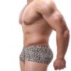 iKingksy Men's Leopard Boxer Briefs Pouch Trunk Underwear Low Rise Mens Under Panties (X-Large, Leopard) view 2