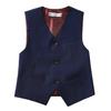 YuanLu Vest for Boys 3 Piece Formal Silm Fit with Tie and Bowtie Blue Size 10 view 2