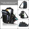 BLISSWILL Fishing Backpack Outdoor Tackle Bag Large Tackle Bag Water-Resistant Backpack with Rod Holder Shoulder Backpack Fishing Gifts for men view 3