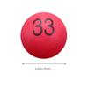 100pcs Plastic Table Tennis Balls 4cm Numbered Bingo Ball Balls Colored Pong Balls 1-100 Wedding Birthday Party Supplies Red view 2
