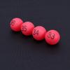 100pcs Plastic Table Tennis Balls 4cm Numbered Bingo Ball Balls Colored Pong Balls 1-100 Wedding Birthday Party Supplies Red view 3