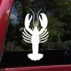 Minglewood Trading Lime - Lobster Vinyl Sticker - Crustacean Sea Creature Claws Tail Rock - Die Cut Decal - 10.5w x 17.5h inches view 1