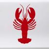 Minglewood Trading Lime - Lobster Vinyl Sticker - Crustacean Sea Creature Claws Tail Rock - Die Cut Decal - 10.5w x 17.5h inches view 2