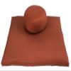 Round Zafu and Zabuton Meditation Cushion Set (2pc) (Clay) view 2
