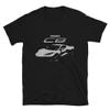 JG Infinite 2020 C8 Sports Car Stingray Short-Sleeve Unisex T-Shirt Black view 1