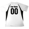 Custom Switzerland Soccer Ball 1 Jersey Adult 2X-Large in White and Black view 2
