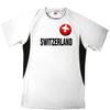 Custom Switzerland Soccer Ball 1 Jersey Adult Medium in White and Black view 1