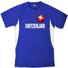 Custom Switzerland Soccer Ball 1 Jersey Adult Large in Royal Blue and White view 1