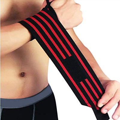 Fitness Exercise Wrist Wraps (red, 22)