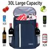 FORICH Backpack Cooler Leakproof Insulated Waterproof Backpack Cooler Bag, Lightweight Soft Beach Cooler Backpack for Men Women to Work Picnics Camping Hiking, 30 Cans(Blue) view 3