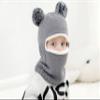 Baby Girls Boys Winter Hat Scarf Kids Earflap Hood Scarves 2 Packs view 2