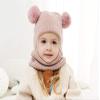 Baby Girls Boys Winter Hat Scarf Kids Earflap Hood Scarves 2 Packs view 3