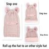 Baby Girls Boys Winter Hat Scarf Kids Earflap Hood Scarves 2 Packs view 4