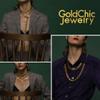 9mm Gold Chain for Women, Hip hop Jewelry Thick Chunky Figaro Chain Necklace, Never Fade,18 inches view 2