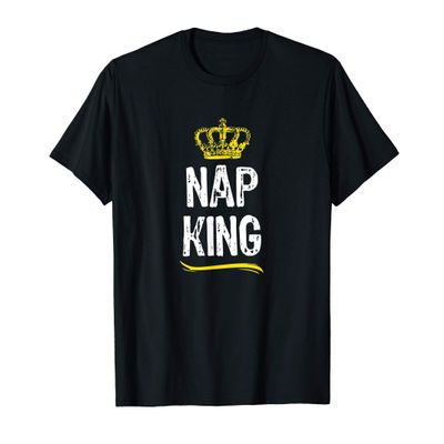 Nap King Men Boys Napping Funny T-Shirt