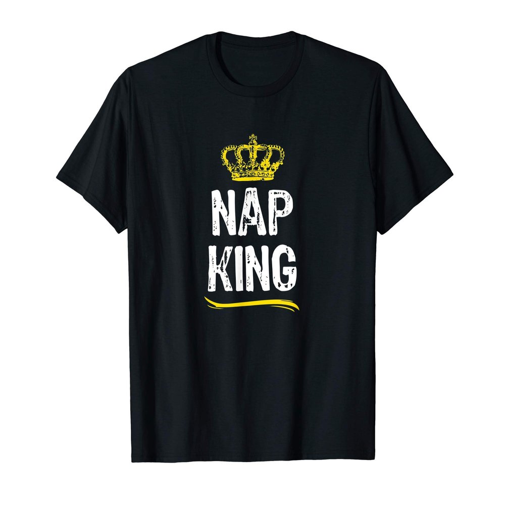 Nap King Men Boys Napping Funny T-Shirt
