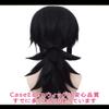 CaseEden Cosplay Wig, Giyu Tomioka, Giyu Tomioka, Water Column, Black, Black Hair, White Melce Wig Net, Set of 2 view 4
