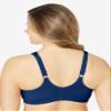Comfort Choice Women's Plus Size Easy Enhancer Front-Close Wireless Bra - 38 DDD, Evening Blue view 2