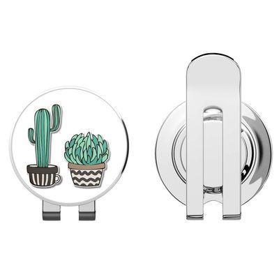 888 Graphics Cacti Set Cute Trendy Golf Hat Clip with Magnetic Ball Marker