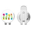 888 Graphics Flower in Cute Pots Nature Gardening Golf Hat Clip with Magnetic Ball Marker view 1